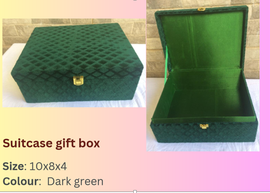 BoxesIndia's tweet image. #DarkGreenSuitcaseGiftBox #FestiveGiftBox #SuitcaseGiftBox #SustainableGiftBox #GiftBoxManufacturing #GreenGiftBoxSupply #DecorativeGiftBox #GreenGiftBoxDealing #ShippingSupplies #BoxManufacturer #QualityCardboardBoxes #CardboardBoxManufacturerInBangalore #Boxesindia