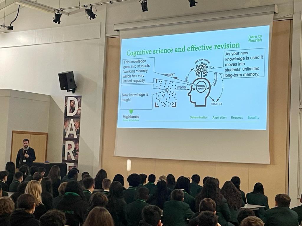 Highlands_sch's tweet image. Year 8 assembly on effective revision techniques led by Mr Duce. This assembly will help prepare year 8 students for their mid year assessments this week. Good luck year 8s! #revisiontechniques