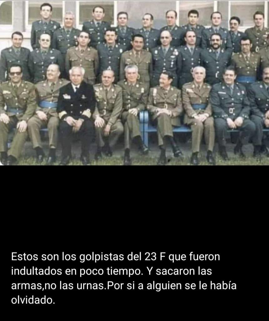 viquirepublica's tweet image. ¿Sabes cuantos años duró la dictadura Argentina? 7 años
+1600 criminales juzgados 

¿Y en Alemania? 12
+2000 criminales juzgados 

¿Y en EspaÑa? 39
+40 años después,0 juzgados

¿Visteis a jueces salir a protestar contra la amnistia a asesinos?
Eso si cabia
Q Constitución más rara