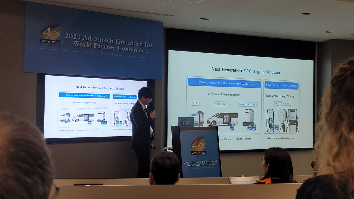EvarPress's tweet image. At the Adventech Forum in Taiwan last week, EVAR&apos;s CTO Kim Ki-jae introduced EV charging innovation of EVAR. A lot of people were interested in EVAR. We will try harder to live a comfortable life without worrying about charging EVs. #Adventech #EVAR #EV #EVCHARGER #evcharging