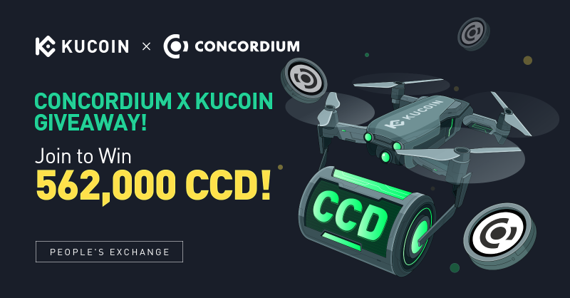 kucoincom's tweet photo. Concordium x KuCoin Giveaway: Join to Win 562,000 CCD! 🚀

⏰ 12:00 PM on December 4, 2023 - 12:00 PM on December 19, 2023 (UTC)

🎁 Prize pool: 562,000 CCD

🏆 Prize Distribution:
Lucky draw of 50 participants who complete all tasks: 11,240 CCD each

Join here ⬇️