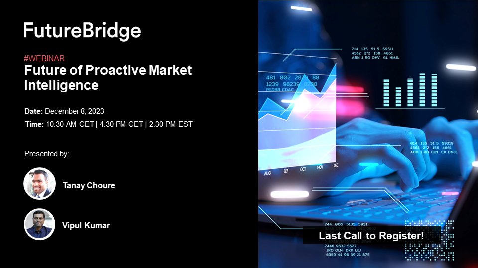 Explore how FutureBridge Market Intelligence Dashboard powers strategic decisions. Join our webinar to transform data into action: hubs.li/Q02bMkGy0

#FutureBridge #MarketIntelligence #Opportunities #MarketTrends #TechForesight