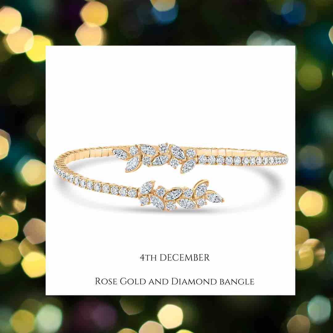 It's the 4th of December, and our advent pick for you today is a fabulous rose gold bangle, with almost 3 carats of sparkle. Call in today for the finest gifts in town.

#adventcountdown #christmascountdown #giftinspo #cheltenham