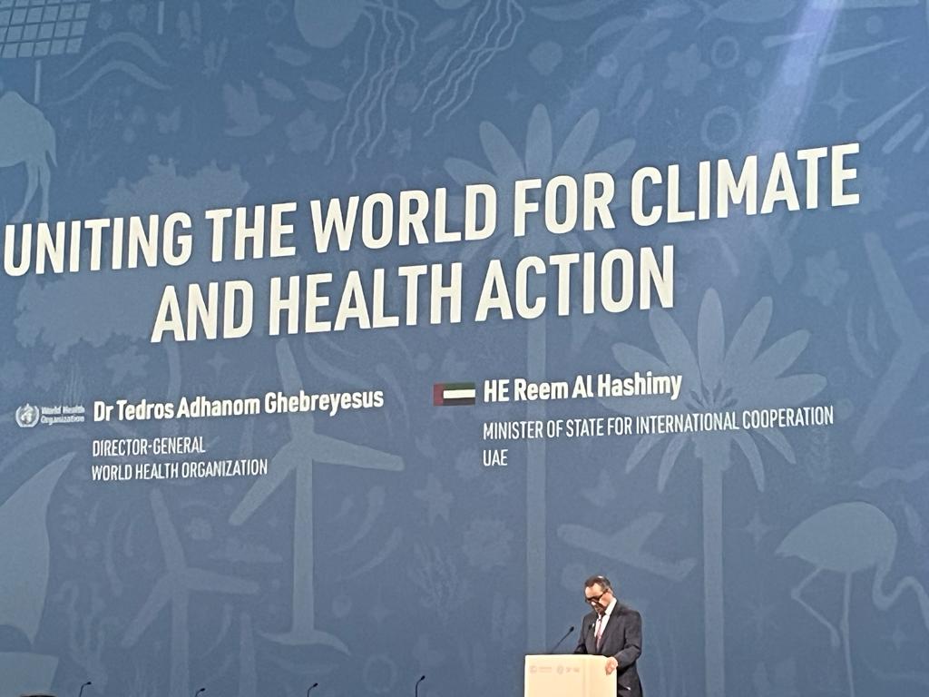 INDIACCDC's tweet photo. @DrPoornimaP, Senior Research Scientist, @INDIACCDC & Director, @TSB_Ashoka, is at @COP28_UAE, participating in the @UN #ClimateConferences in #Dubai, from Nov 30-Dec 12, 2023, as a #keypanelist at various events as part of the @WHO Health Pavilion & #SDG Innovation Hub. https://t.co/Yn5oKFXhxr