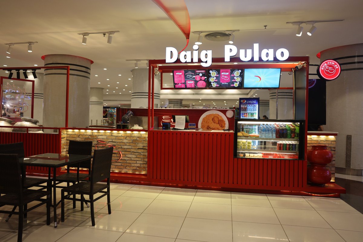 TheGigaMall's tweet photo. Find the yummiest pulao kabab in twin cities from the Daig Pulao outlet on the second floor.
Get Zarda, kheer, and Kulfi to satisfy your sweet cravings
#gigamall #gigagroup #shoppingmall #shopping #daigpulao #daig #daigpulaogigamall #FOOD #tasty #zarda #kheer #kulfa #WTCPAK https://t.co/S0DXvWGWPw