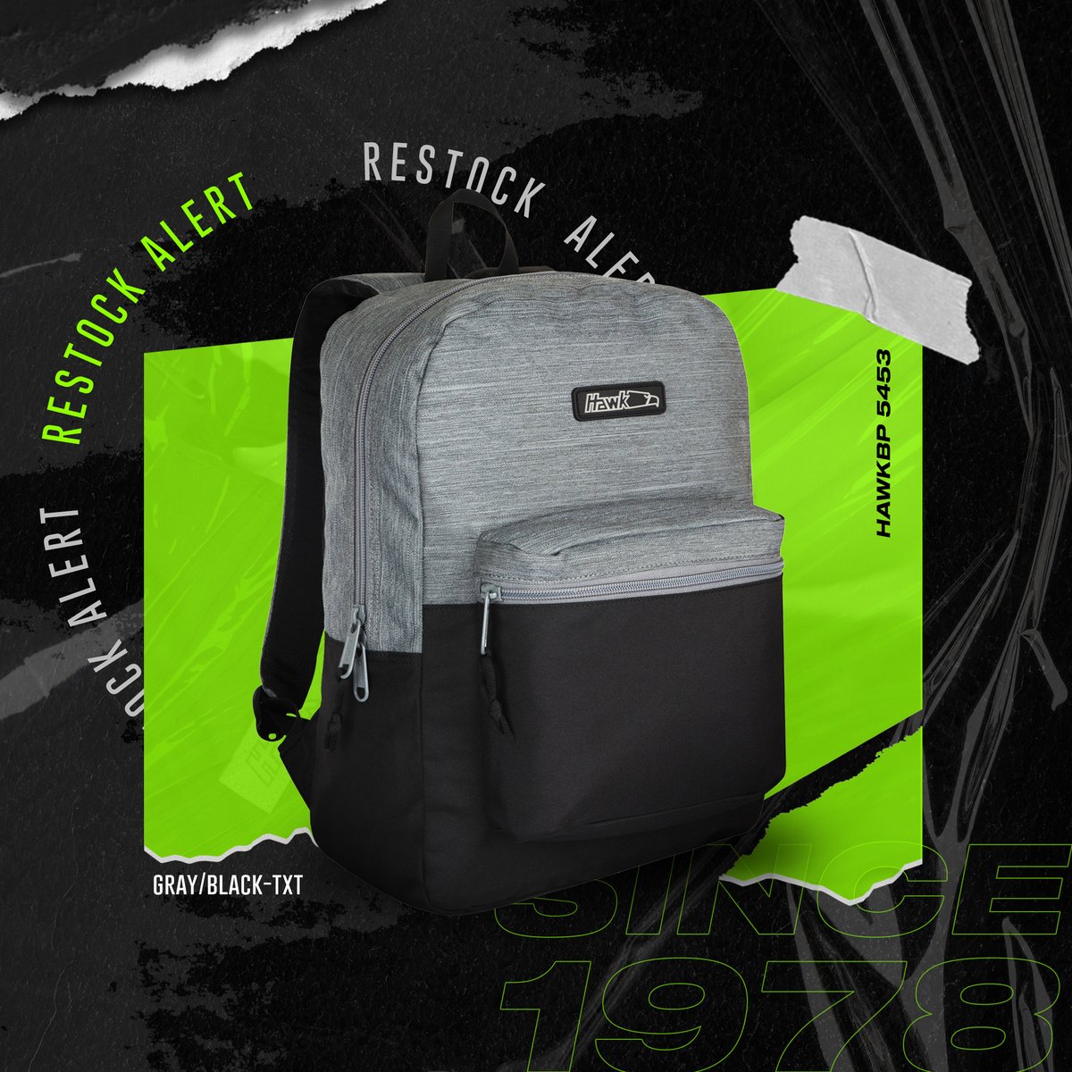 hawkbackpacks's tweet photo. Shop our best-seller campus bag now, before they’re gone again. 

#Hawk #Aheadofthepack #Hawkbag https://t.co/ngazelE8lj