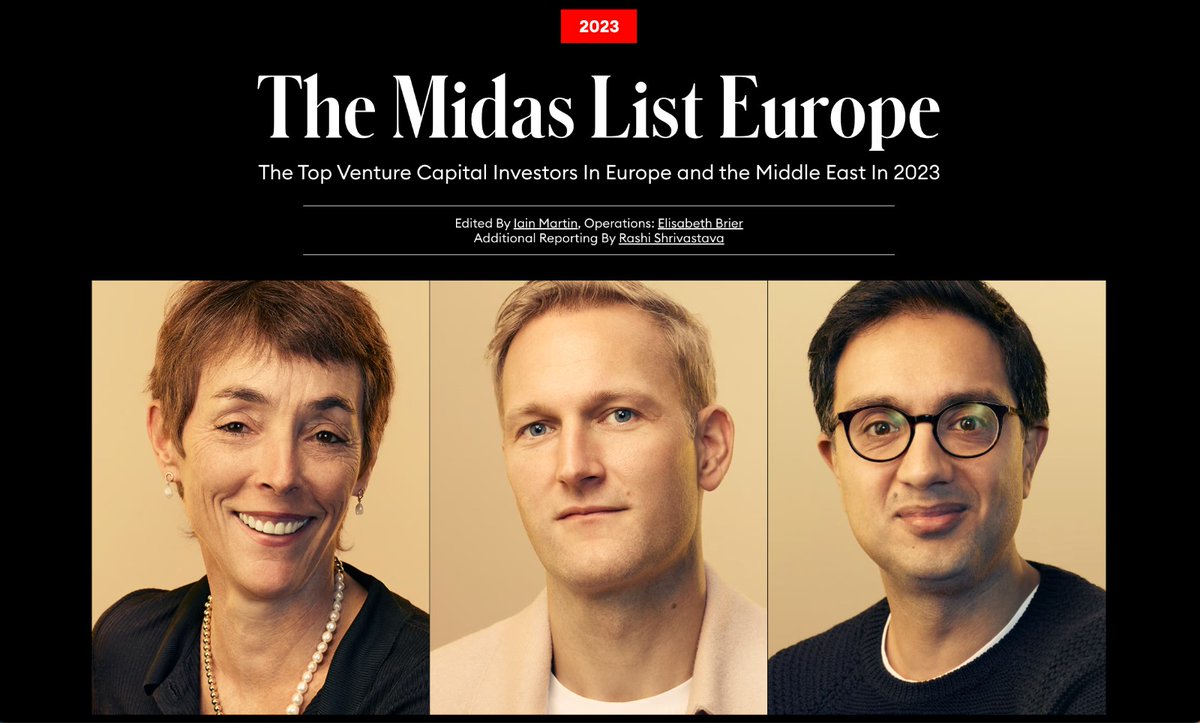 We’re excited to share that our founding partners <a href="/chrismeermi/">Christian Meermann</a> and <a href="/filipdames/">Filip Dames</a> are both featured on the 2023 <a href="/Forbes/">Forbes</a> Midas List Europe.

forbes.com/lists/midas-eu…