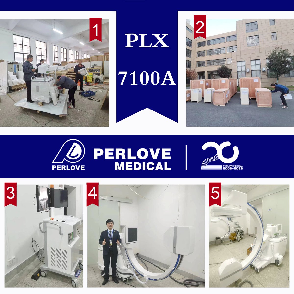 PerloveMedical's tweet photo. Congratulations! 
#PLX7100A have already been fully debugged and ready to hit the road.

We care about every shipment, Appreciated our engineers for their tireless efforts in debugging each machine, just to ensure that every order can be delivered perfectly.#PerloveMedical https://t.co/zjCeKQyuXR