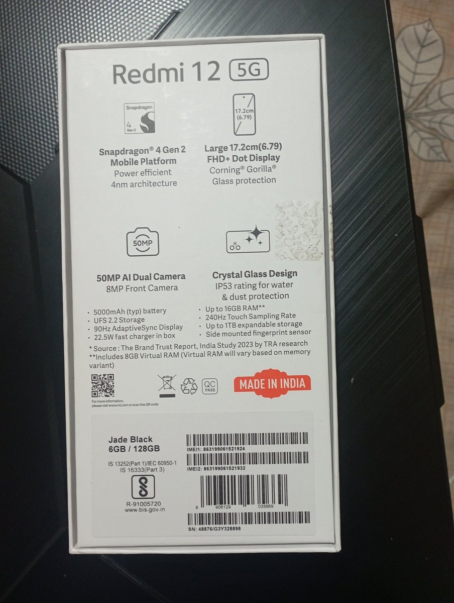 Ankitganatra7's tweet photo. I order Redmi 125g on Amazon delivered on 29 nov when I received package it was empty I opened in front of delivery boy the box was empty and the seal is broken
@amazonIN @BandBajaateRaho
@jagograhakjago
#Amazonchor
Order id :- 404-0305789-1098761
Tracking id :- 338069480250 https://t.co/mirkvIBL0v