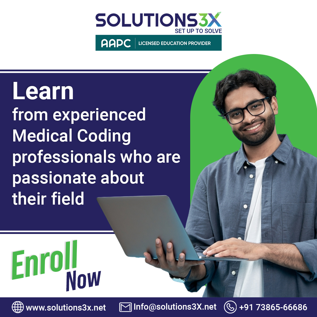 Solutions3xnet's tweet image. Learn from their Solutions3x success stories and fast-track your dream job.
Limited Seats! 

New Batch Starts on 11th Dec
📞 𝐂𝐚𝐥𝐥 𝐮𝐬: Hitec-City : +91-7386566686 | Ameerpet : 8008616964
🌐 𝐕𝐢𝐬𝐢𝐭 𝐮𝐬: solutions3x.net

#solutions3x #medicalcoding