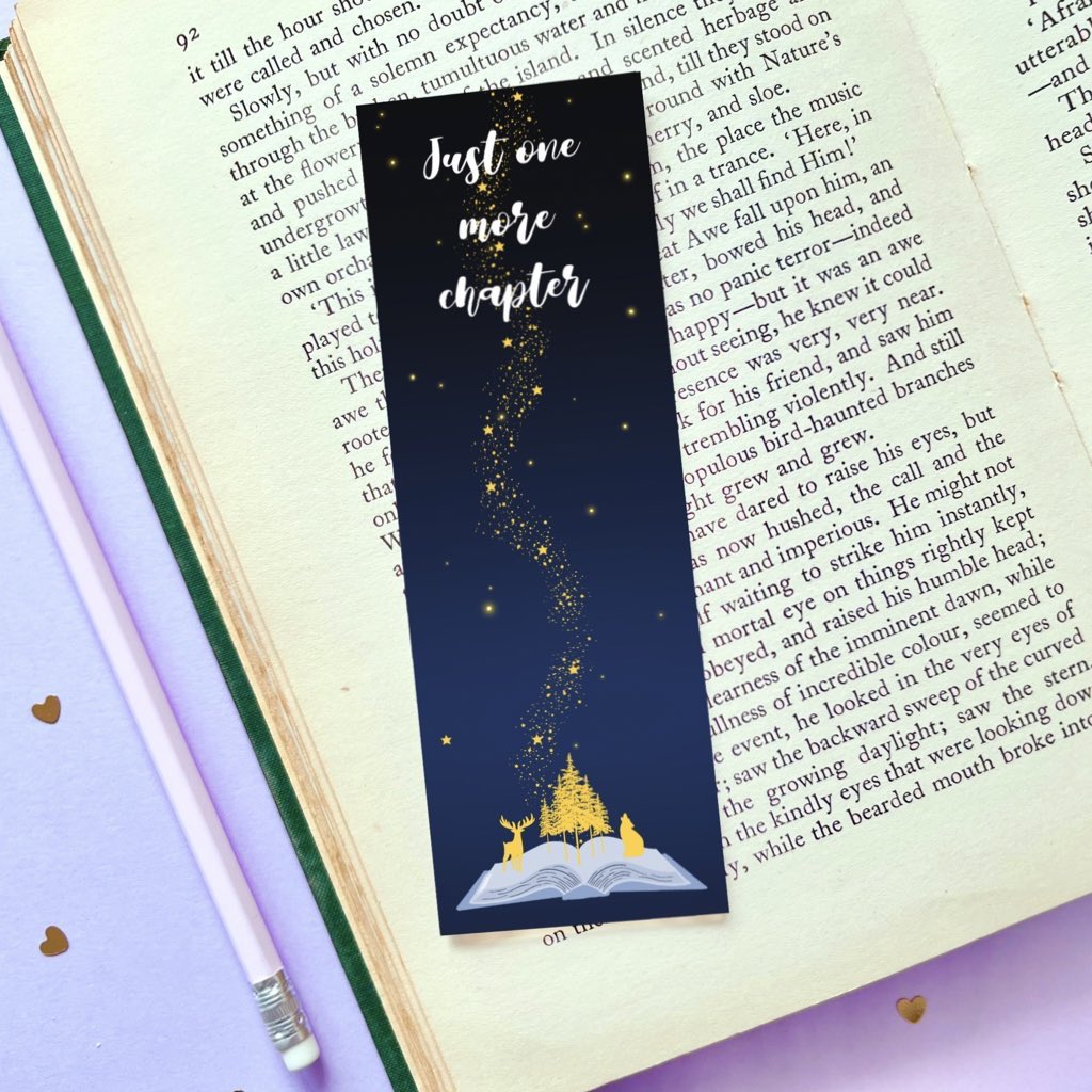 ‘Just one more chapter’ Bookmark 💙📚✨ #earlybiz #reading #books #Christmasgiftidea #stockingfillers #etsyuk #etsyshop #giftideas #shopsmalluk #shopindie heatherwdesigns.etsy.com/listing/129278…