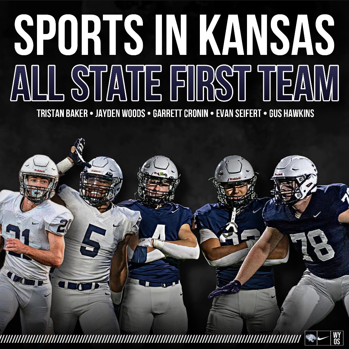 2023 5A All State First Team selections:
Offense: RB Tristan Baker, OL Gus Hawkins
Defense: DE Jayden Woods, DB Garrett Cronin, LB Evan Seifert 
#1-0 #5Peat