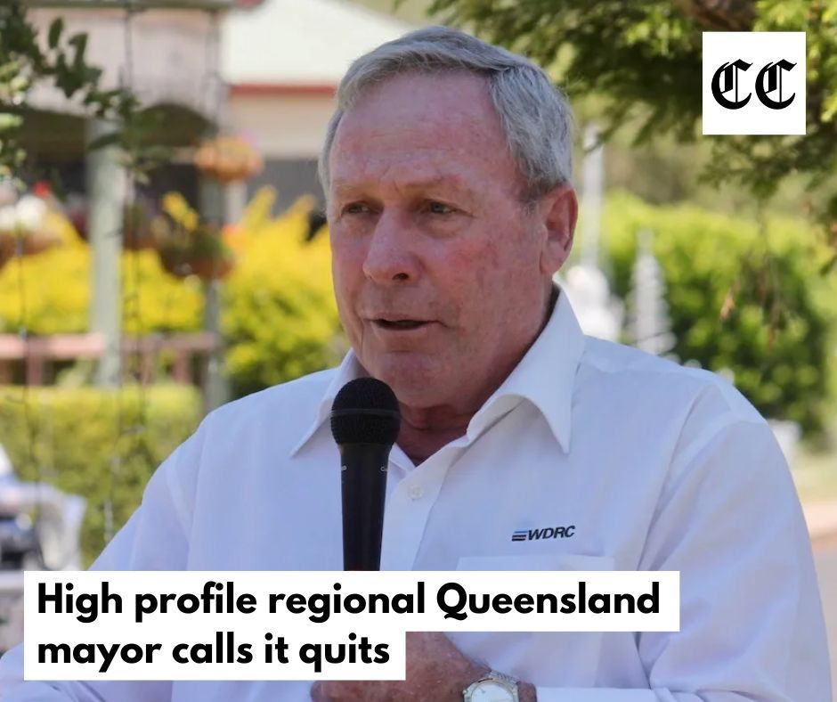 Paul McVeigh's announcement paves the way for a new council leader in one of rural Queensland's busiest and most diverse regions: bit.ly/47RMEfE