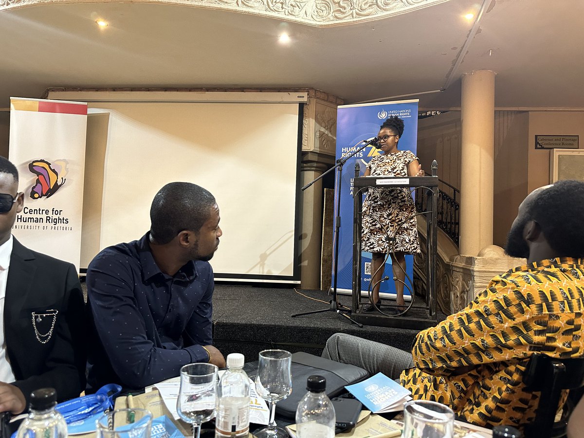 CHR_HumanRights's tweet photo. [HAPPENING NOW]

This morning friends, partners, @HRDA_Alumni and the HRDA class of 2023 of the @CHR_HumanRights are gathered to reflect on 75 years of the #UDHR and 25 years of the declaration on human rights defenders. https://t.co/T9eAqDbo1G