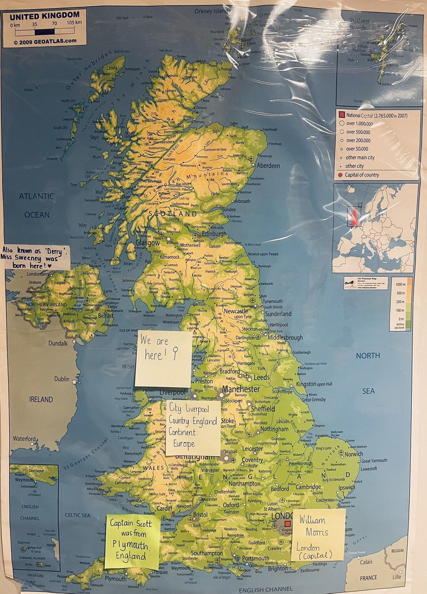 Over the past couple of weeks, we have been identifying places and countries that we have discussed in lessons on our World and UK Map. 

How many more places and countries around the world are we going to discover? 

#MapSkills #Geography #GeographyCroxteth #CroxtethGeography