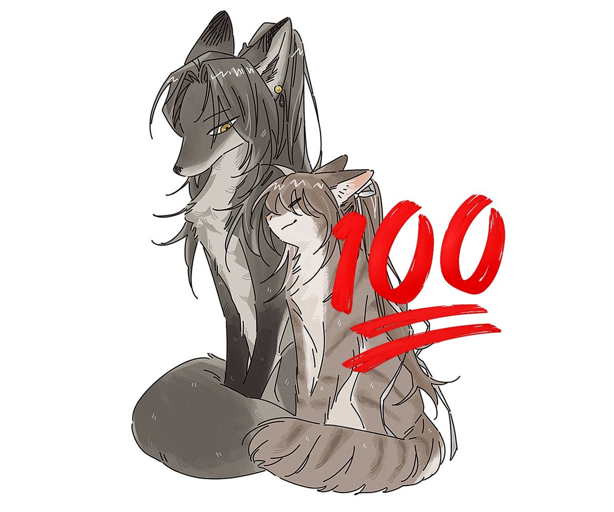oyangmatsal's tweet photo. 동물화커미션 완료^^ https://t.co/FW3O2rlDpN