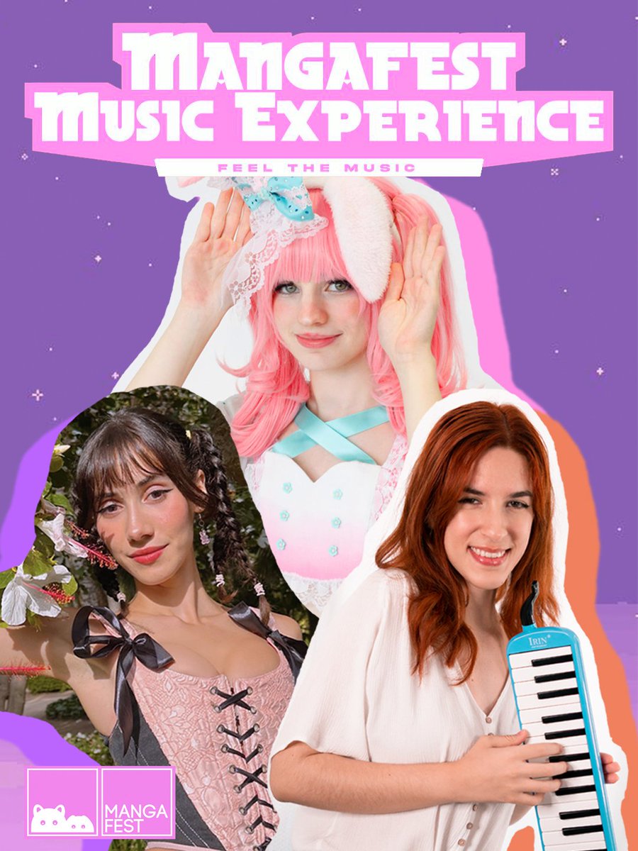 AyaIdol_'s tweet photo. 💓 COLABORACIÓN IDOL 💓

¡Estamos super emocionadas de anunciar nuestra primera colaboración en un salón manga! 🌟 
Estaremos juntas el domingo 10 en @mangafest colaborando juntas en nuestros 3 conciertos con canciones Idol
En cada uno de los conciertos haremos una canción las 3 https://t.co/VK7zzfNIZ6