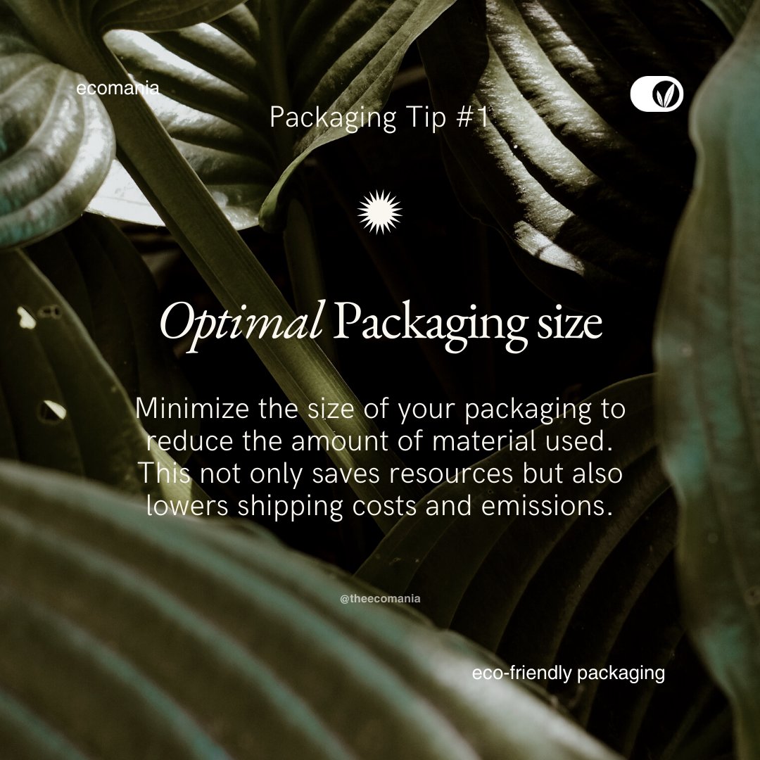theecomania's tweet image. Packaging pro-tip: Less is more! 🌟 Learn the art of efficient and sustainable packing 🌱🌿✨

 #ecofriendly #sustainablebrands
#packagingtips #smallbusinessindia #sustainablepackaging #packagingorders #smallbusiness #ecommerce #packagingsolutions #plasticfree #saynotoplastic