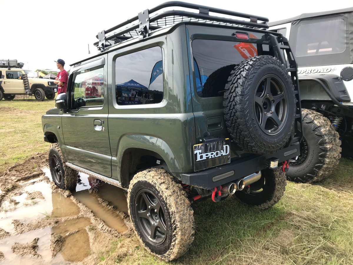 GEOLANDAR_JP's tweet photo. JOAフェステバル2023 ジオランダー装着カスタムカーのご紹介
トップロード様
車輛:ジムニー
装着タイヤ:GEOLANDAR M/T G003
サイズ:185/85R16LT
#YOKOHAMA #ヨコハマタイヤ #GEOLANDAR #ジオランダー #MT #G003 #JOAフェステバル #TOPROAD #ジムニー https://t.co/UyC1erNyCg