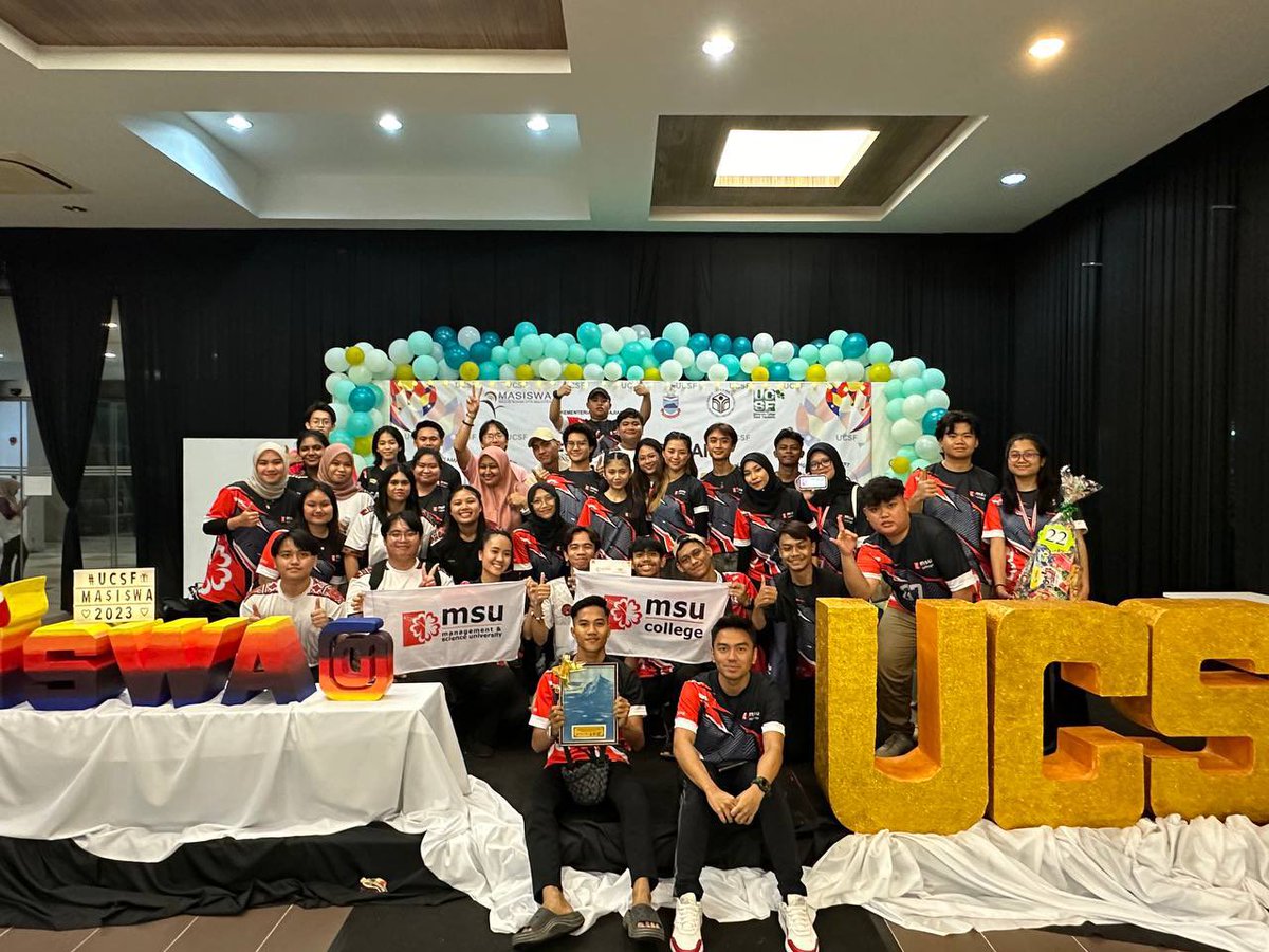 MSUCSabah's tweet photo. Majlis Perasmian Penutupan Kejohanan Sukan MASISWA 2023.
#msucollegesabah
#go2MSU
#MASISWA
#MSUmalaysia
#MSUrian https://t.co/rSy3sPA8xy