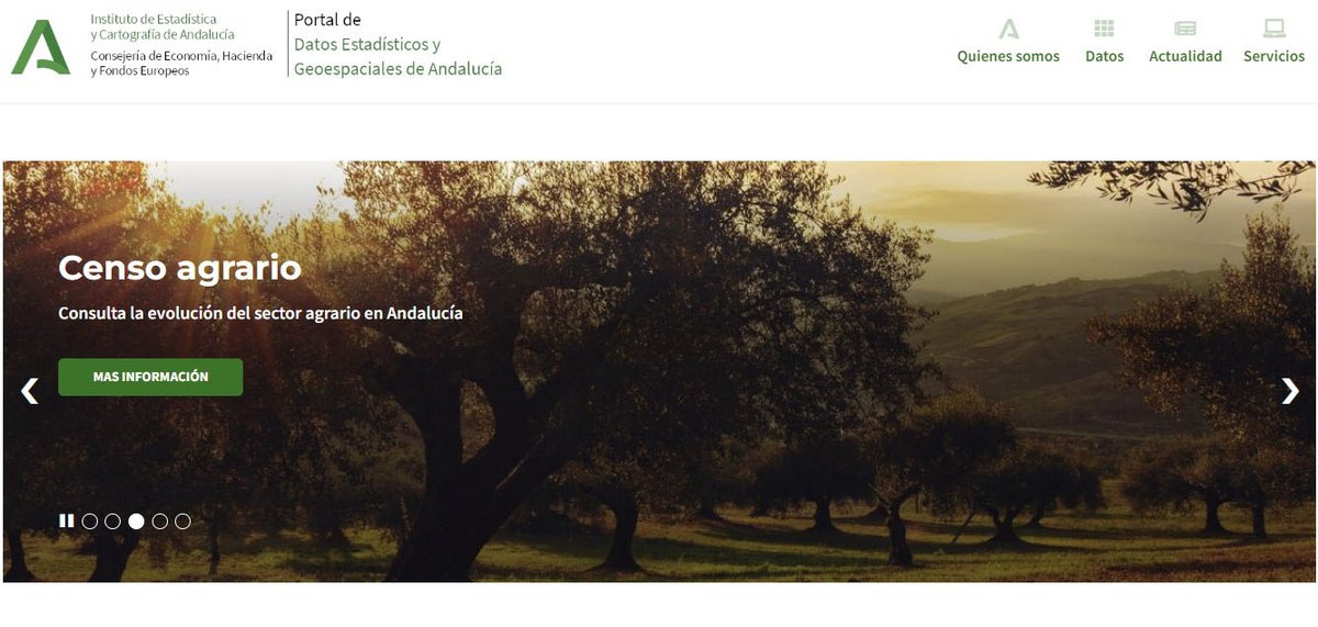 🆕 El <a href="/IECA_Andalucia/">IECA</a> estrena web❗️
✔️Con nuevos temas
✔️#Datos de interés
✔️Últimas noticias
✔️#Andalucía en datos
✔️Indicadores
Entra y descúbrela ➡️ lajunta.es/4ihop
#economía