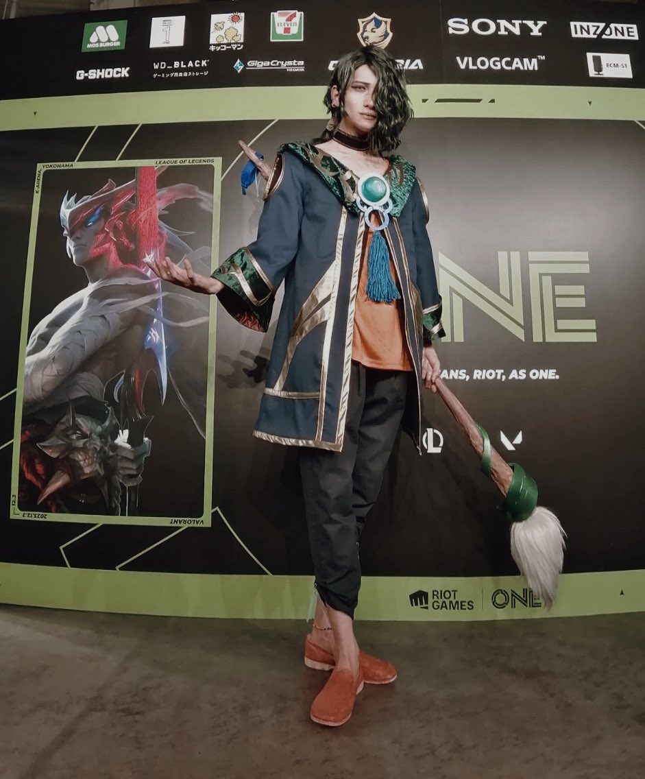 REIYOULOL's tweet photo. #RiotGamesONE お疲れ様でした。

フェイをやっておりました🖌

実装前に失礼しました🙇‍♂️
皆さんの解釈合っていれば幸いです☺️

#RiotGamesONE2023 
#LOLコス #lolcosplay #hewi #hewicosplay https://t.co/FFzQ6mXyJx