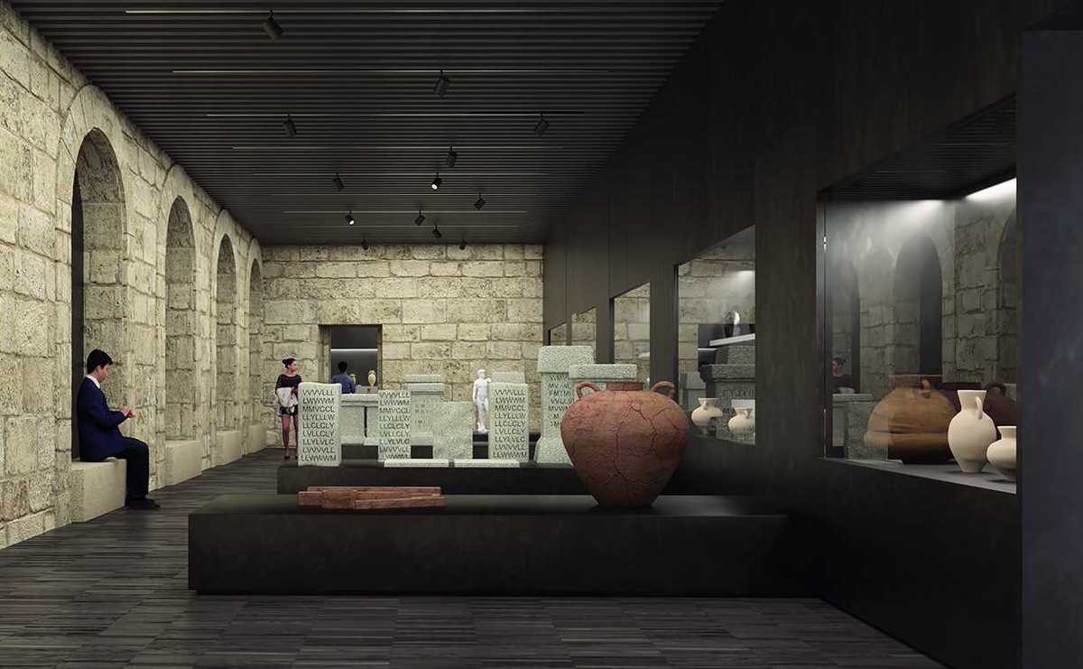 ahpourense's tweet photo. A peza do mes de decembro do #musarq é "Proxecto museográfico do Museo Arq. Provincial de #Ourense. O Territorio" realizada por Belén Lorenzo Rumbao, María del Pilar Núñez Sánchez e Ana María Veiga Romero. A presentación terá lugar o día 13 ás 20h na sala “Escolma de escultura”. https://t.co/12Zddxf01w