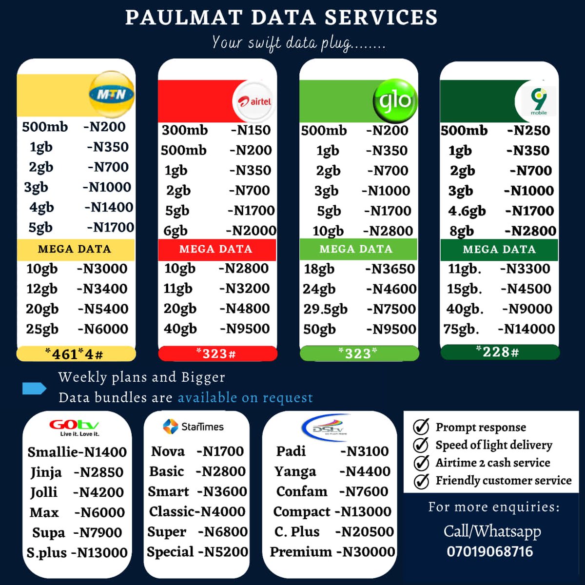 paulmatblog's tweet photo. Your service is our utmost priority 🤗🤗 https://t.co/K5ATrsSTKk