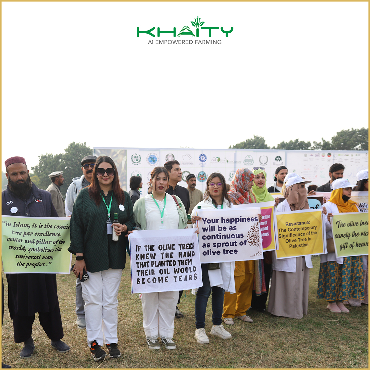 KhaityTech's tweet photo. With the celebration of World Olive Tree Day, marked by the Khaity team's participation in the World Olive Tree Day Peace Walk.

The day served not only as an awareness program but also as a platform to recognize and appreciate exhibitors' contributions, &amp; product quality. https://t.co/wpEtEDMAis