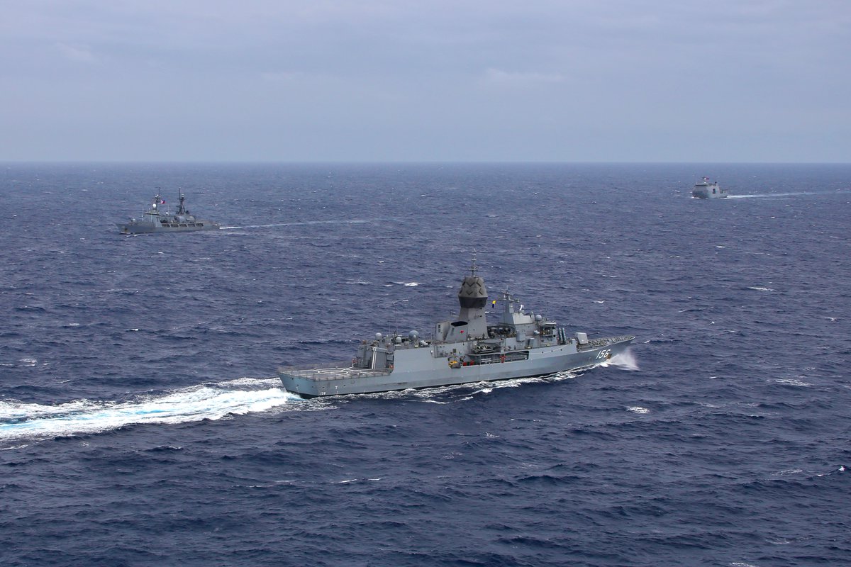 Stronger Together 💪 🇦🇺 🇵🇭 #AusNavy recently conducted the inaugural maritime cooperative activity with @Philippine_Navy, demonstrating our shared commitment to regional security & to exercising freedoms consistent with international law & the rules based order.