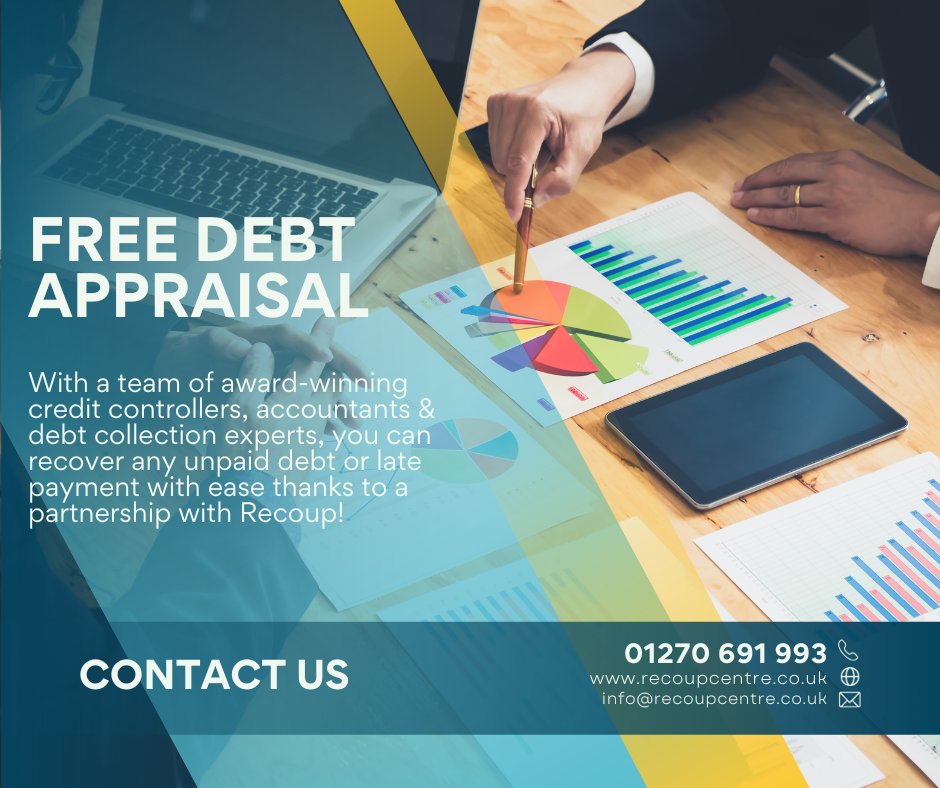 recoup_ltd's tweet photo. Put an end to the uncertainty and frustration of unpaid debts. Take control of your financial situation with a free debt appraisal from Recoup. 

https://t.co/hPPhyp4rI1. https://t.co/HPdKw9kmd3