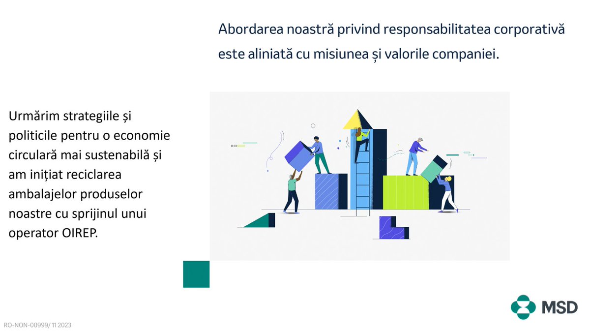 MSD_Romania's tweet photo. Pentru compania noastră, promovarea și implementarea reciclării ambalajelor reflectă angajamentul nostru față de responsabilitatea socială și mediului înconjurător. https://t.co/bMWlD0z8aK