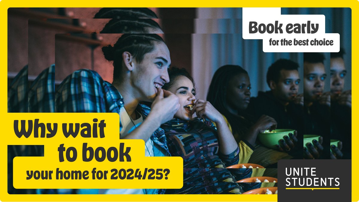 kclsu's tweet image. You wouldn’t wait until the movie ends to make your popcorn 🍿 So why wait to rebook your home in London for 2024/25? Secure your room with @unite_student for Sept 2024 😃 #whywait

ow.ly/gwMM50QcW09
