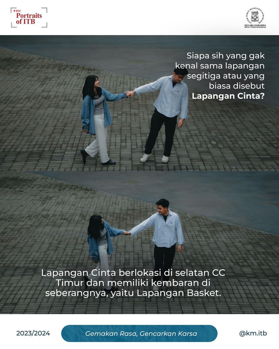 𝑷𝒐𝒕𝒓𝒂𝒊𝒕𝒔 𝒐𝒇 𝑰𝑻𝑩 #1
𝐋𝐚𝐩𝐚𝐧𝐠𝐚𝐧 𝐂𝐢𝐧𝐭𝐚 𝐈𝐓𝐁 : 𝐓𝐞𝐦𝐩𝐚𝐭 𝐭𝐞𝐫-𝐑𝐨𝐦𝐚𝐧𝐭𝐢𝐬 𝐬𝐞-𝐈𝐓𝐁