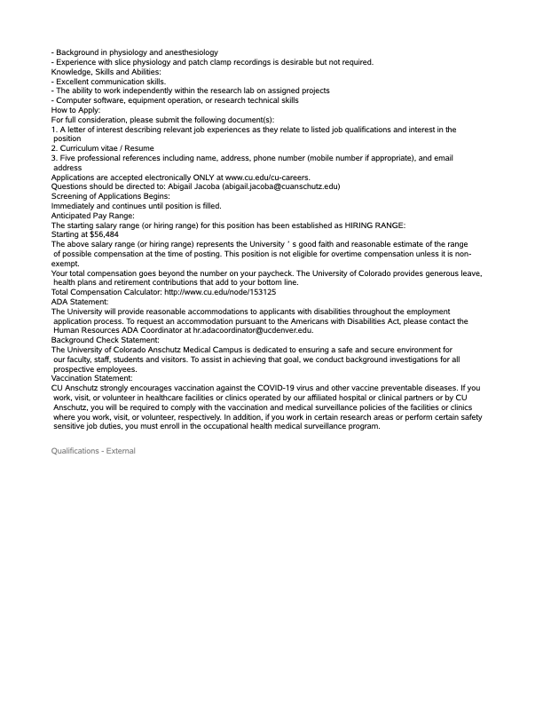 POSTDOC POSITION - Pathophysiology of T-type #calcium #ionchannels in Slobo Todorovic' lab, Denver, Colorado 🇺🇸