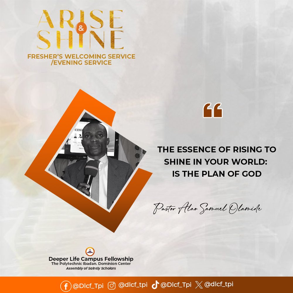 dlcf_tpi's tweet photo. Arise and Shineβ¨β¨β¨
#dlcf_tpi #AriseandShine #Freshersprogram https://t.co/bBzADSY7E9