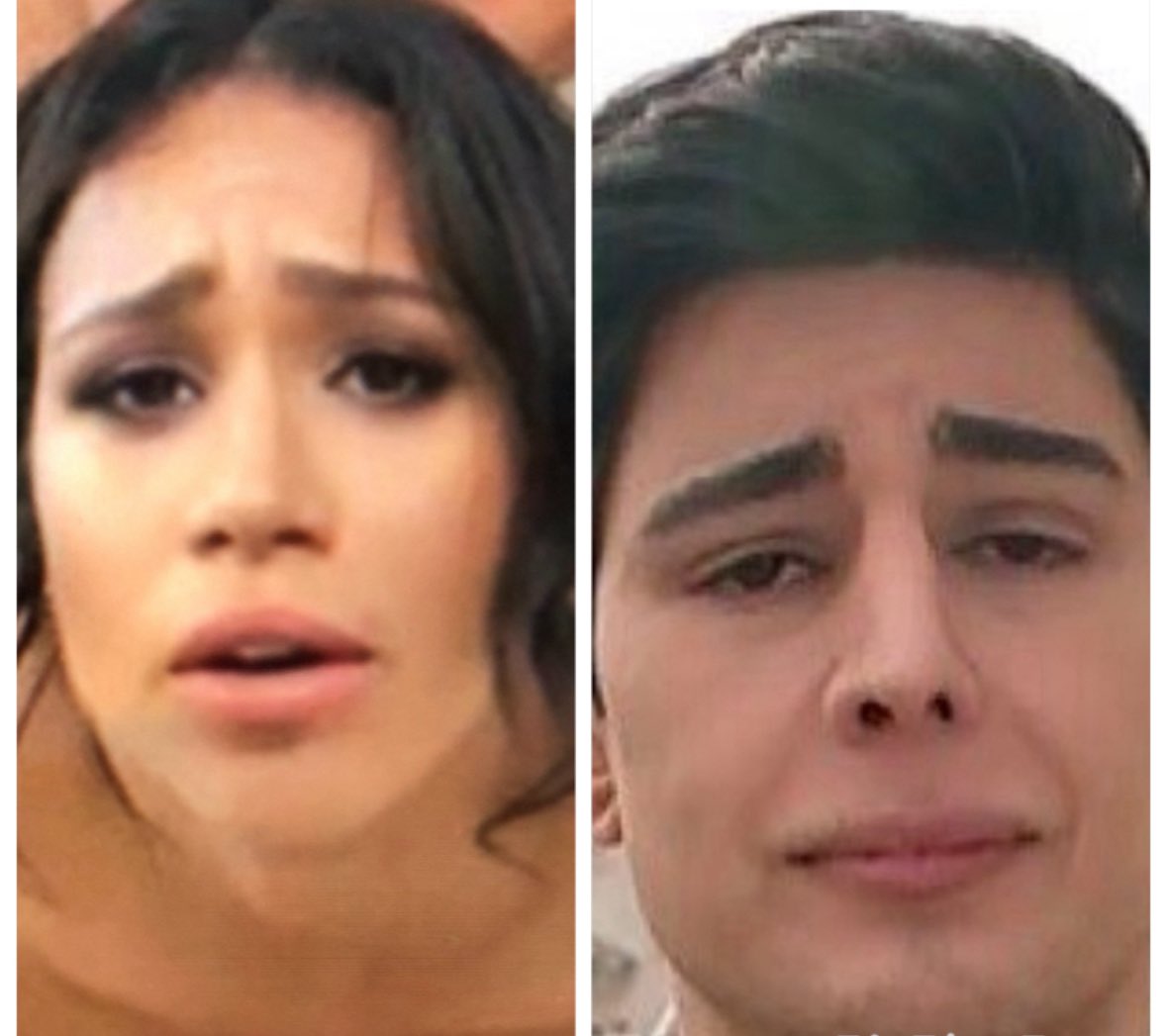 scammingduchess's tweet photo. These two creeps look more alike with every LIE they spew! #OmidScobieLickSpittle #MeghanMarkleisPoison https://t.co/XBCmy47Bz0