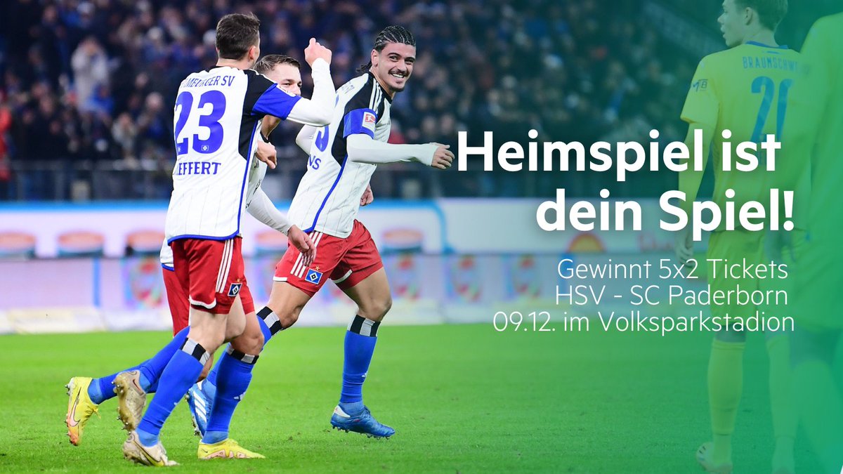 HanseMerkurSpo's tweet image. Das letzte @HSV Heimspiel des Jahres steht auf dem Spielplan. Und ihr könnt live dabei sein! #HSVSCP 
🔵Sei Follower von @HanseMerkurSpo
🔵Retweete diesen Post
Die Gewinnerbekanntgabe ist am 06.12., 18 Uhr 🤞
TNB: fcld.ly/z661208
#HanseMerkur #nurderHSV