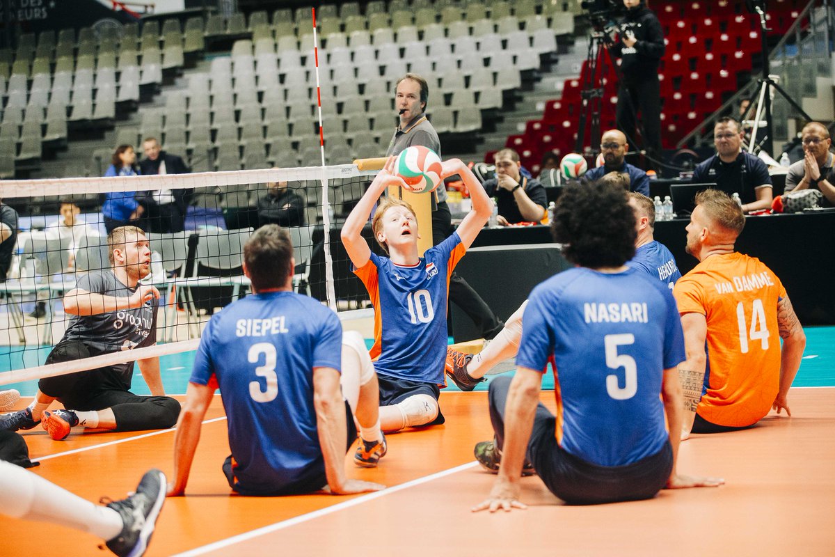 End of a successful year with the Bronze Nations League men competition in Caen.
bit.ly/2023BNLClose
#sittingvolleynl #sittingvolleyball #paravolley <a href="/ParavolleyHeren/">TeamNL Paravolley Heren</a>