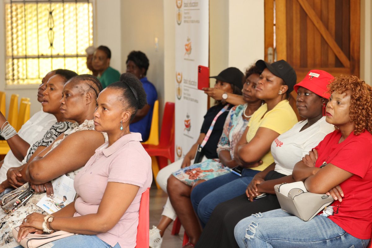 EducationGP1's tweet photo. [WATCH]: @DBE_SA Minister Angie Motshekga addressed Early Childhood Development (ECD) practitioners at Carl Sithole Salvation Army in Klipspruit emphasising the need for the registration of ECD centres and strengthening the ECD function through cohesive policy. #ECDshift #GGT2030 https://t.co/B7BQSbpQty