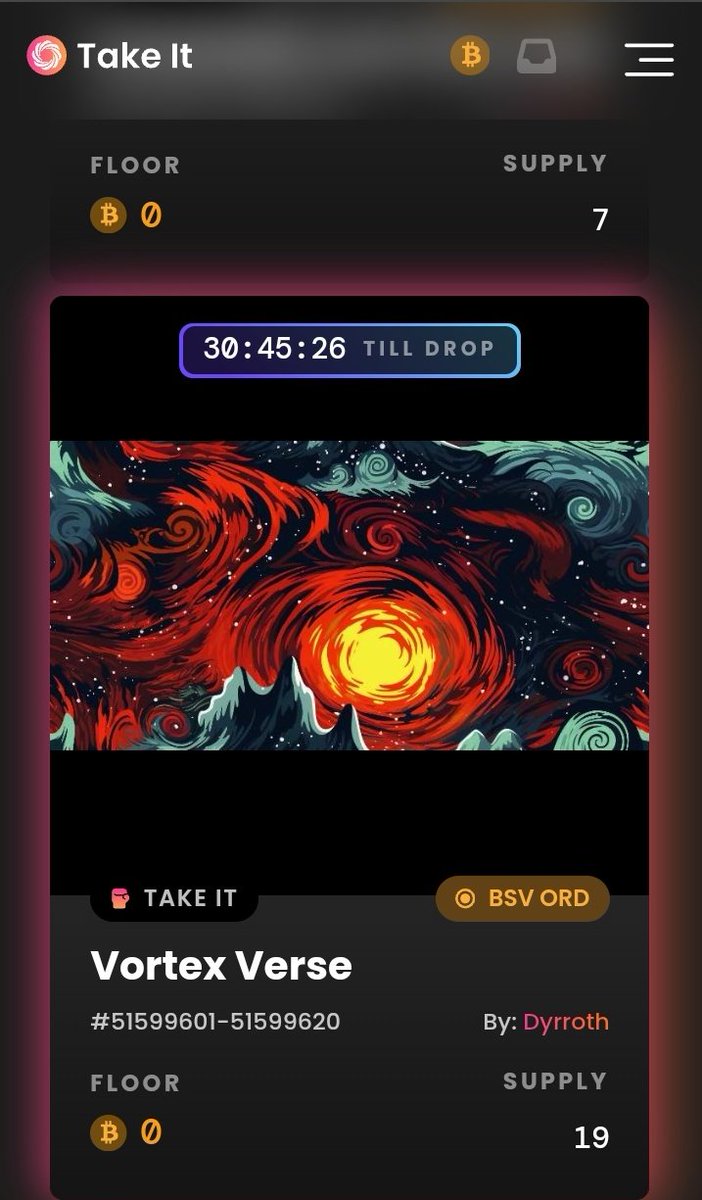 DROPPING SOON 👀👀👀

<a href="/TakeItNFT/">Take It</a>