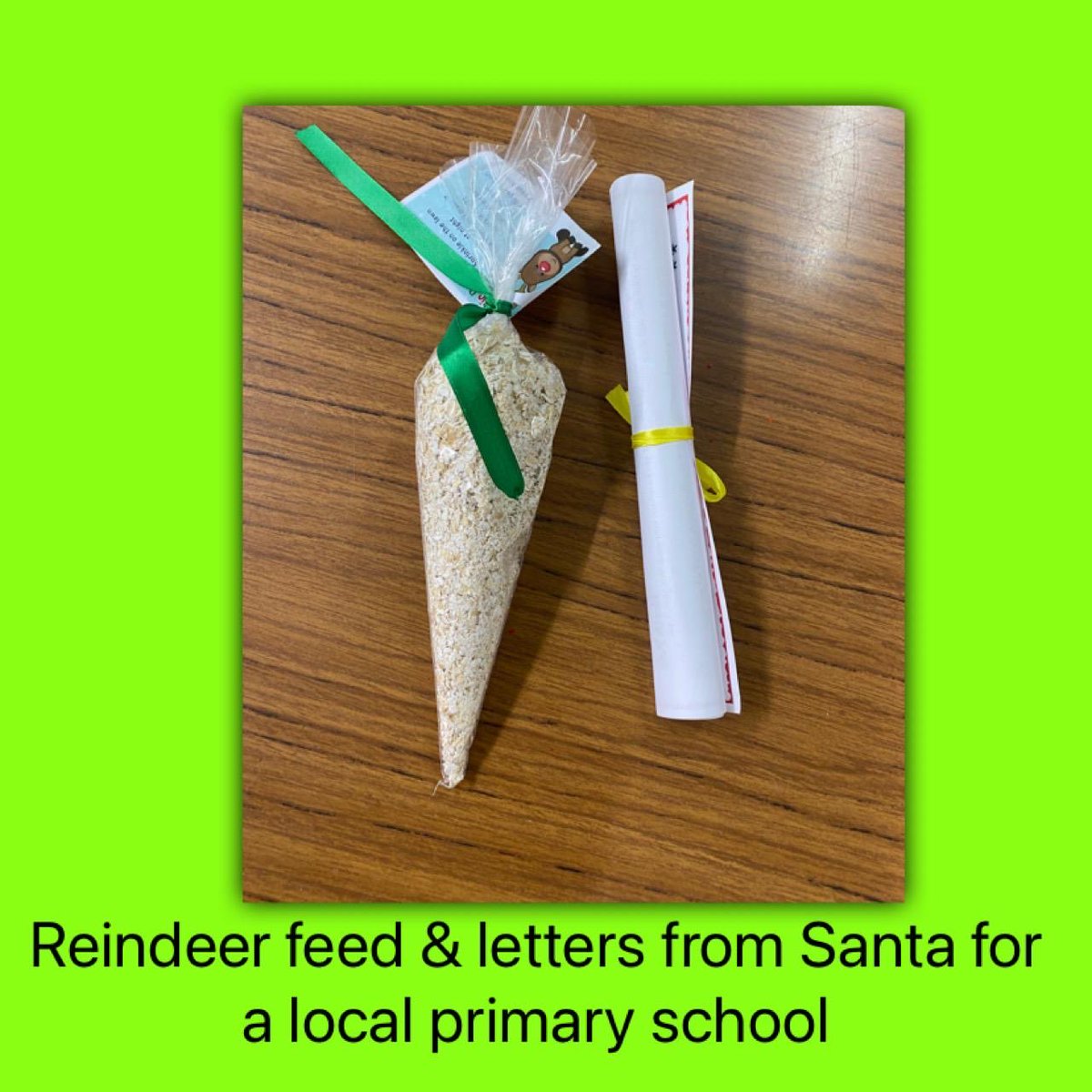 Innovates 12 Days of Christmas 🎄 

On the 2nd Day of Christmas 🎅 Innovate gave to me Reindeer feed &amp; letters from Santa 🎅 donated to a local primary school @youth4u1⁩