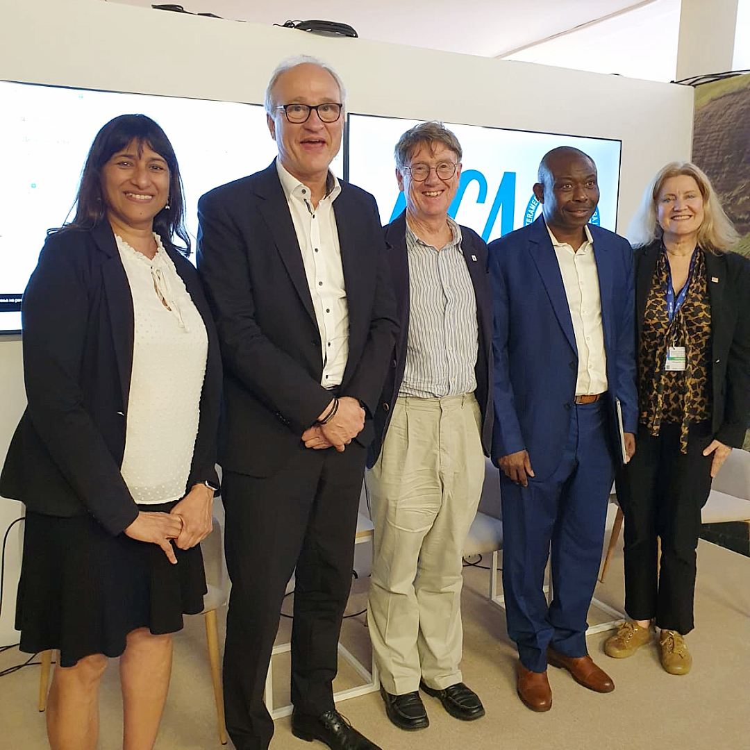 Our #COP28 event, "Unleashing the Power of Crop Diversity for Climate Resilience," highlighted the power of #cropdiversity for improving nutrition and food security globally. 

We explored synergies for a resilient future with partners from <a href="/CGIAR/">CGIAR</a>, <a href="/ews_wwf/">EmiratesNature_WWF</a>, and <a href="/IICAnews/">IICA</a>!