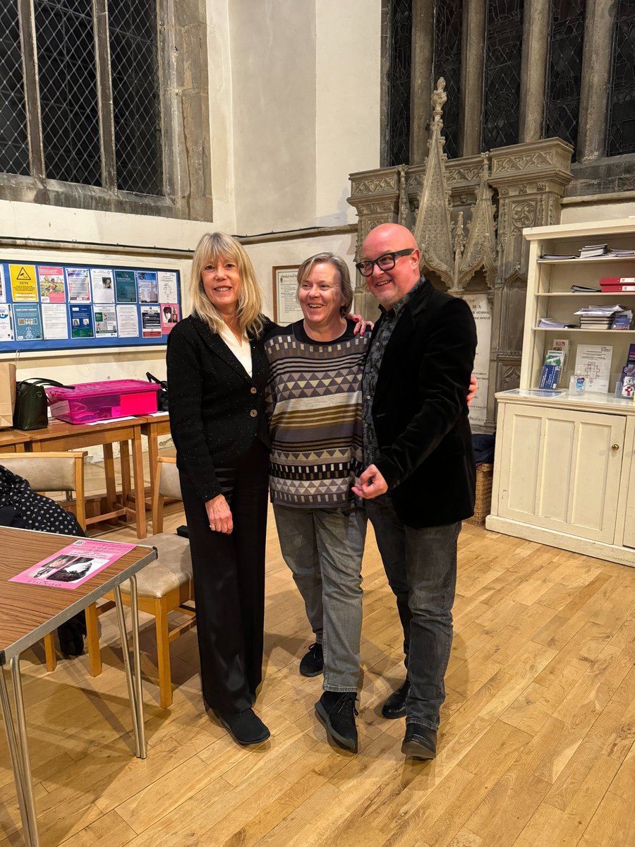 Great evening on Thursday, interviewing Jenny Boyd for Oundle Literary Society about her book Jennifer Juniper. Her book is a great read, a must for anyone who likes music & the 60s, particularly The Beatles & Fleetwood Mac. perfect stocking filler. pls RT #booksforchristmas