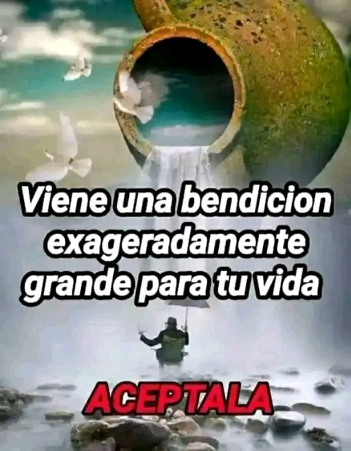 Padre Bueno, en este día te doy muchas gracias por bendecir mi vida.
Recibo tu bendición en el nombre de Jesucristo.
AMÉN Y AMÉN!!