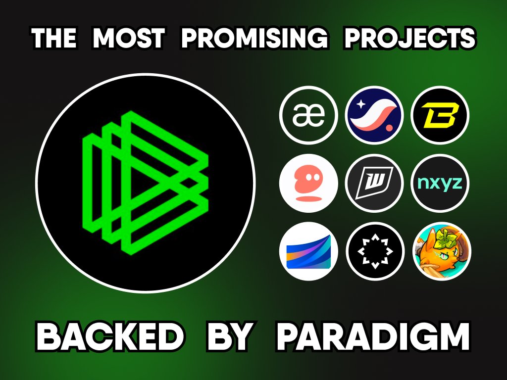 0xDarya_'s tweet photo. Getting in early is the best way to earn x100!

The best way to spot early-stage gems is to track VC investments.

Discover the most promising projects backed by Paradigm👇🧵 https://t.co/xAFOgNWyvg