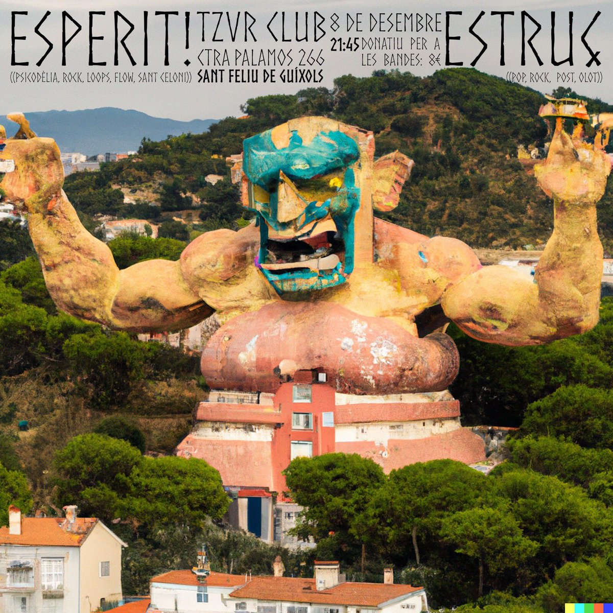 Aquest divendres tocarem amb l’Esperit! a l’<a href="/tzvrclub/">TZVR</a>, lloc mític de la salística catalana, que encara no hem visitat i que esperem que d’aspecte no disti gaire del cartell que ens han fet