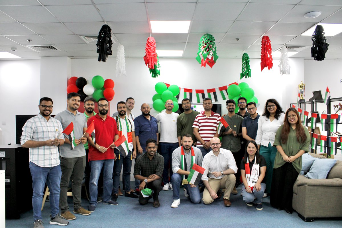 takasolutions's tweet photo. 🇦🇪Happy 52nd UAE National Day from Taka Solutions!

On this joyous occasion, Taka Solutions extends heartfelt wishes to the people of the UAE. Today, we come together to honor the visionaries who shaped our nation and the unity that defines us.

#UAENationalDay #SpiritOfTheUnion https://t.co/Ue6F1oR406