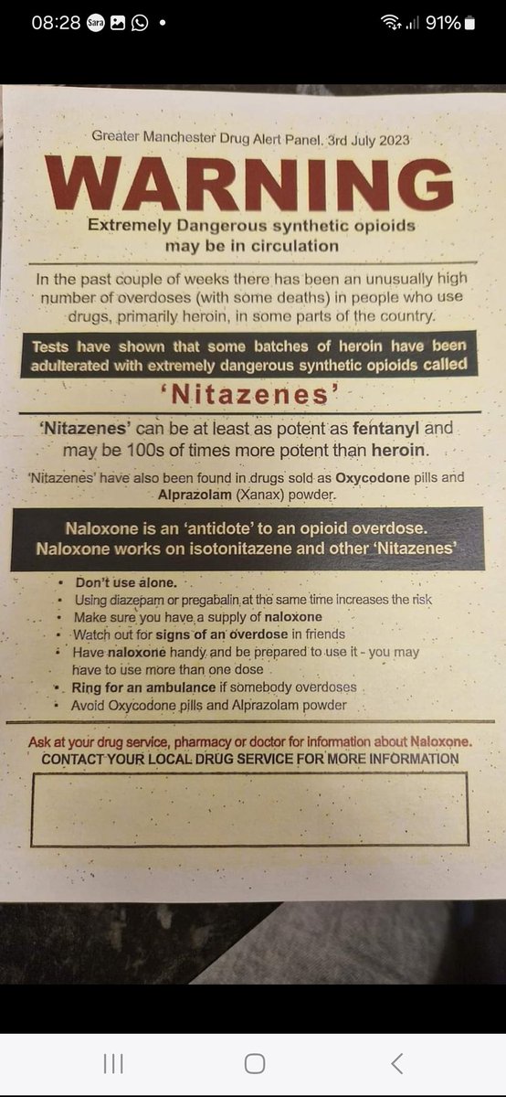 Thought we would #share this again as its very #important and being so close to #christmas alot of service users will feel #alone which sometimes leads to useing more #substances.

#boltonnaloxonecollective #HRC #GMMH #boltonacheive #BBST