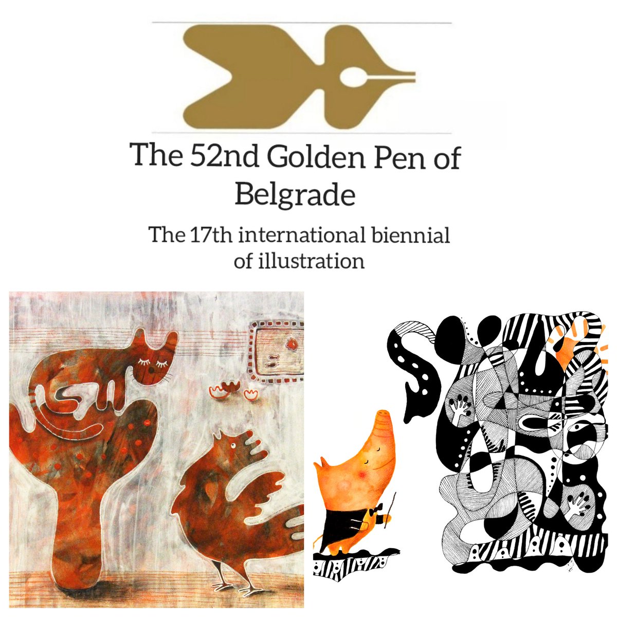 Such a great GM🤩
My illustrations selected in 52nd GOLDEN PEN OF BELGRADE international illustration contest✨️

Have a great week everyone 🧡